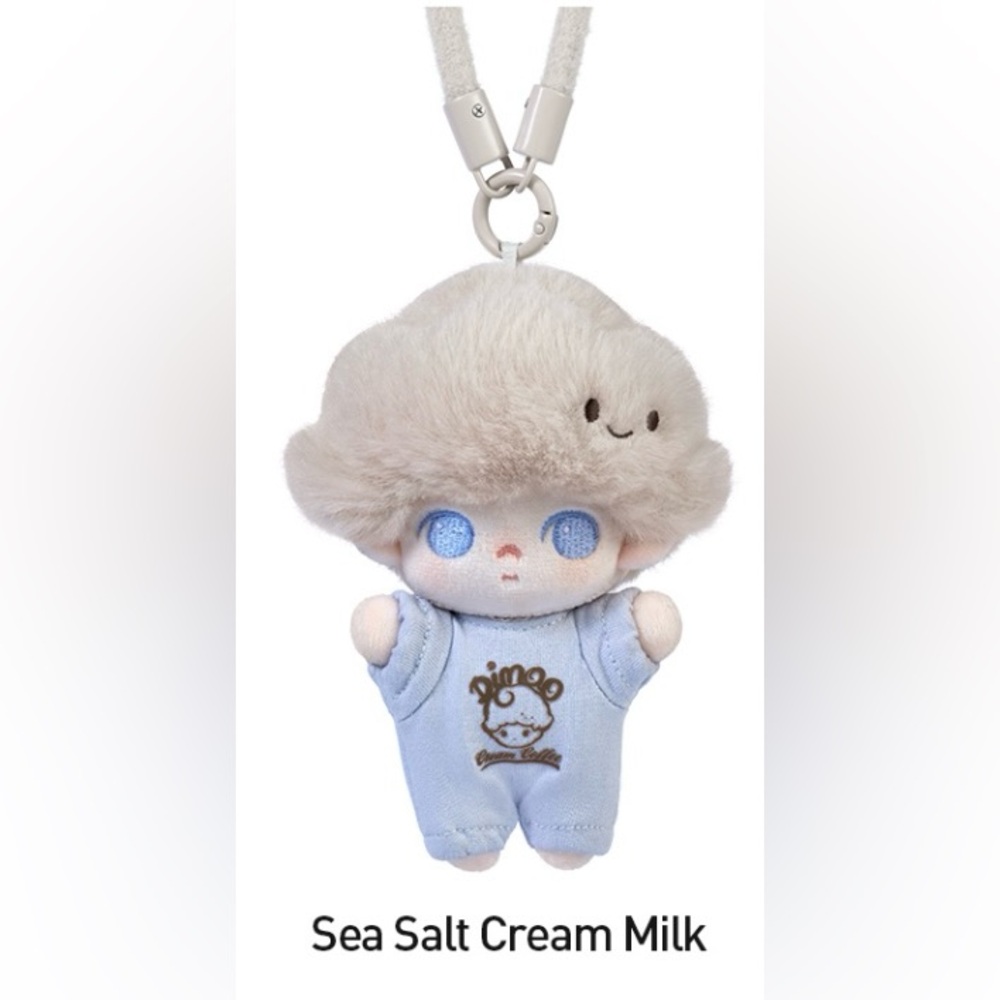 Pop Mart Dimoo Crush on Coffee Series Soft Plush Sea Salt Cream Milk